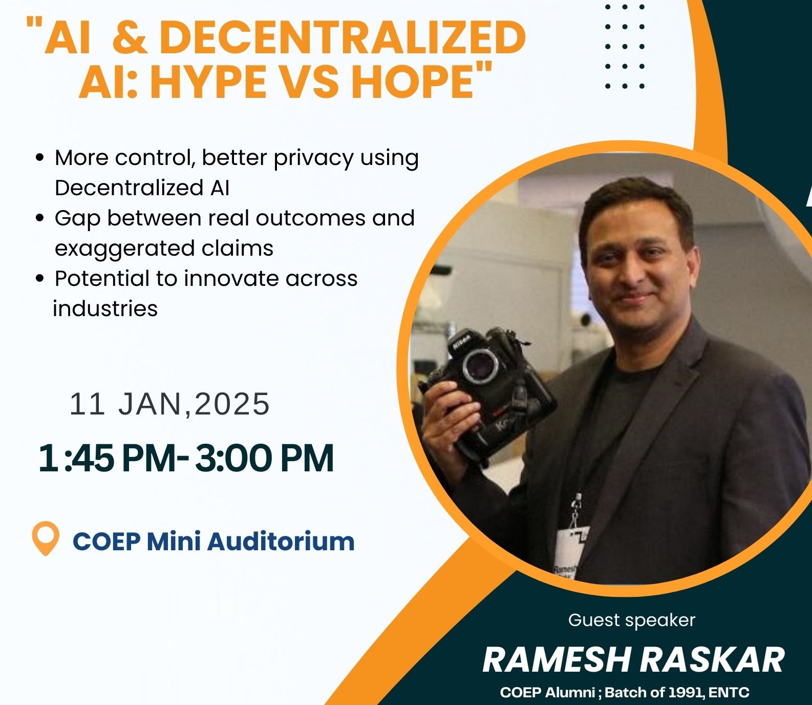 Session with Prof. Ramesh Raskar